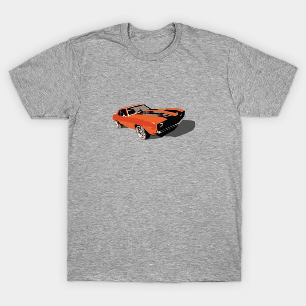 1969 Camaro T-Shirt by SteveGrime